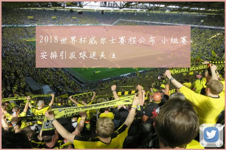 2018世界杯威尔士赛程公布 小组赛安排引发球迷关注
